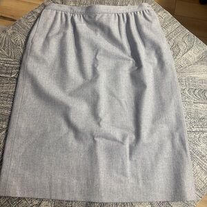 Pendleton Classic Gray Pencil Skirt